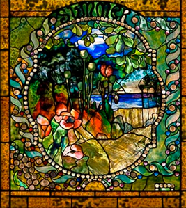 Summer, from the Four Seasons window, leaded glass, 1899-1900
